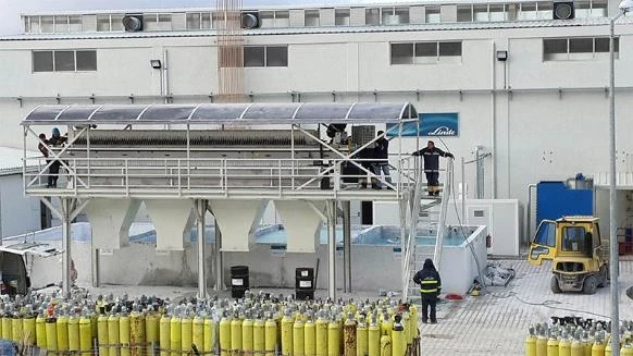 LİNDE GAZ Asetilen Üretim Tesisi’nde Filtrepres